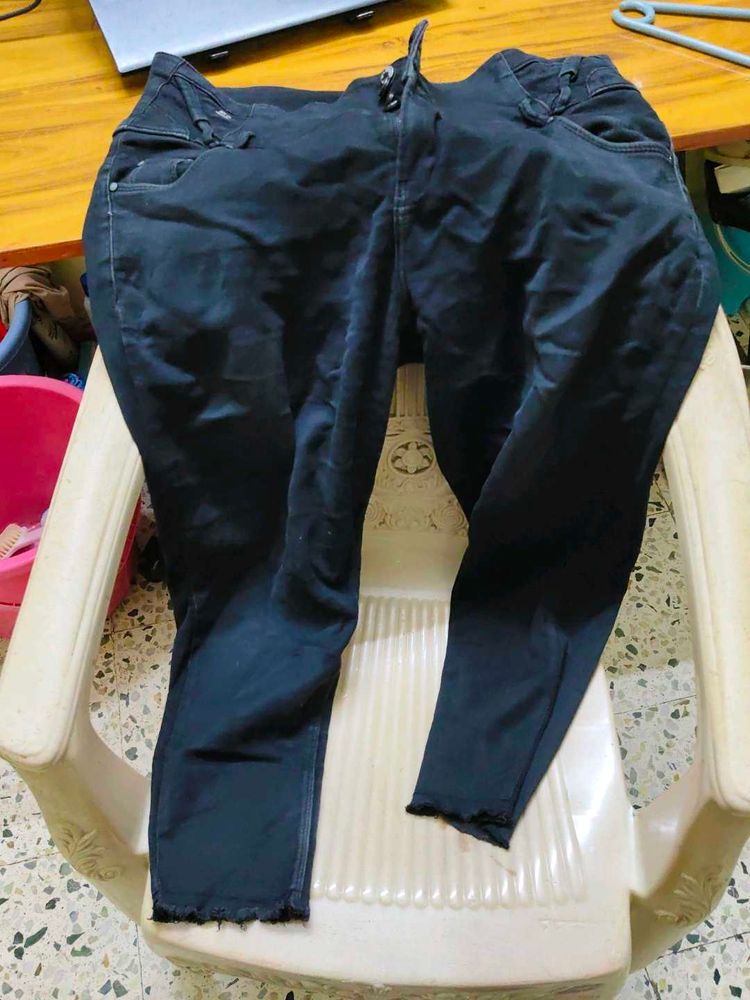 Dark Blue Denim Jeans