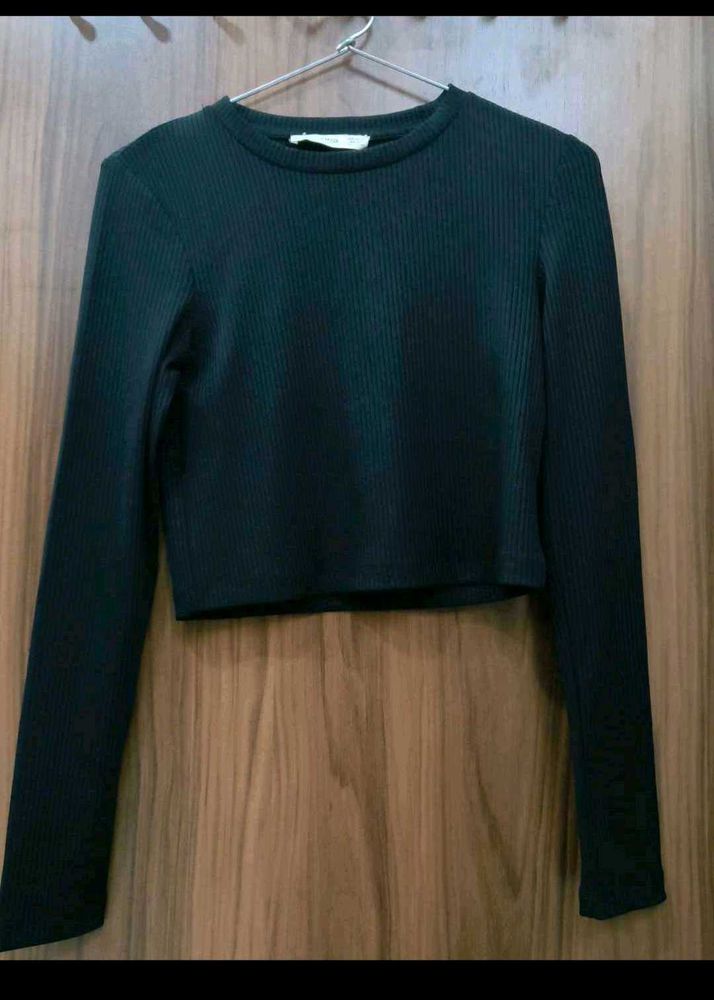 Long Sleeve Crop Top
