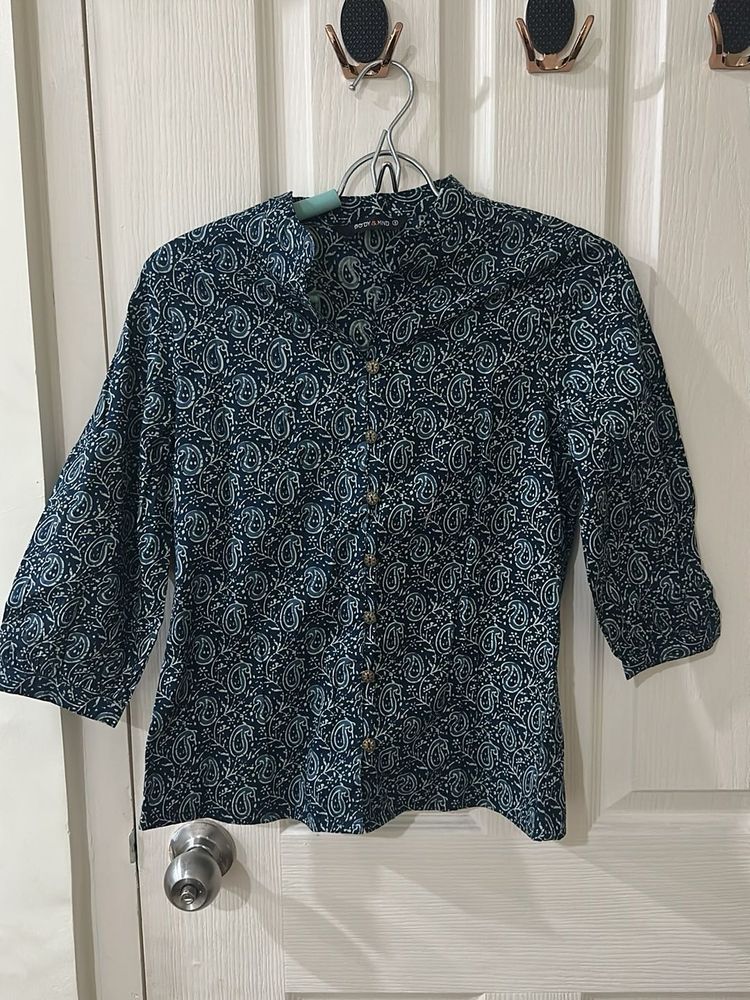 Paisley Print Top