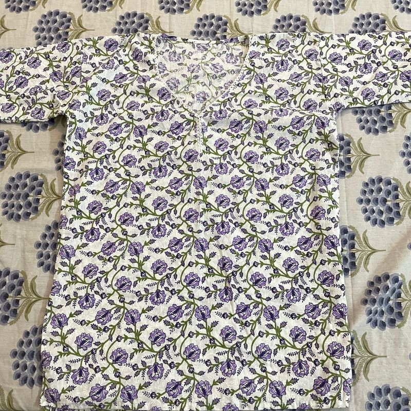 floral print kurti