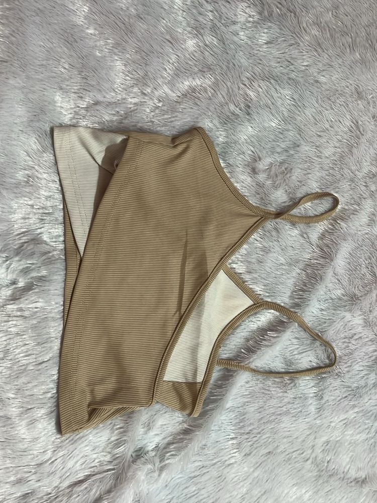 Tan Spaghetti Strap Top