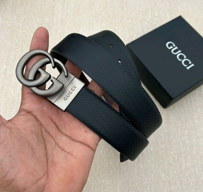 GUCCI MENS PREMIUM QUALITY BELT WITH BRAND BOX