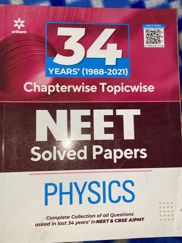 Arihant Topic Wise Neet Solved Papers[Physics]