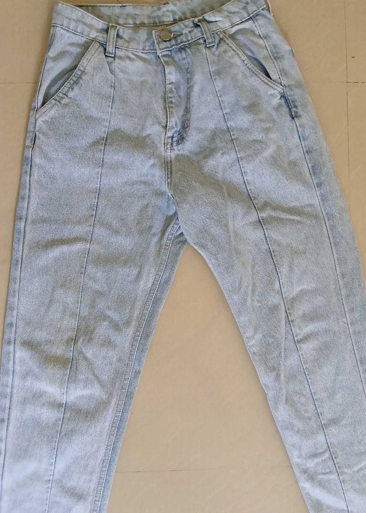 Light Wash Denim Pants