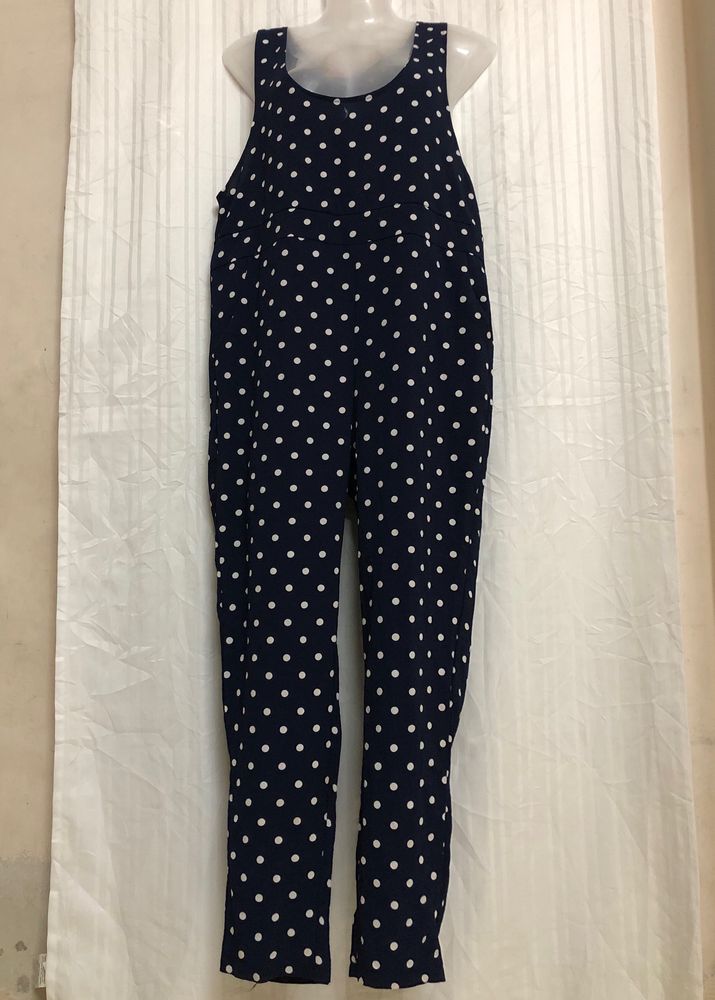 Love Sweet Blue Sleeveless Jumpsuit