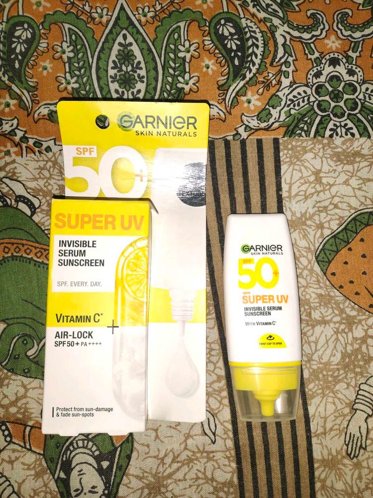 Garnier SPF 50 Sunscreen