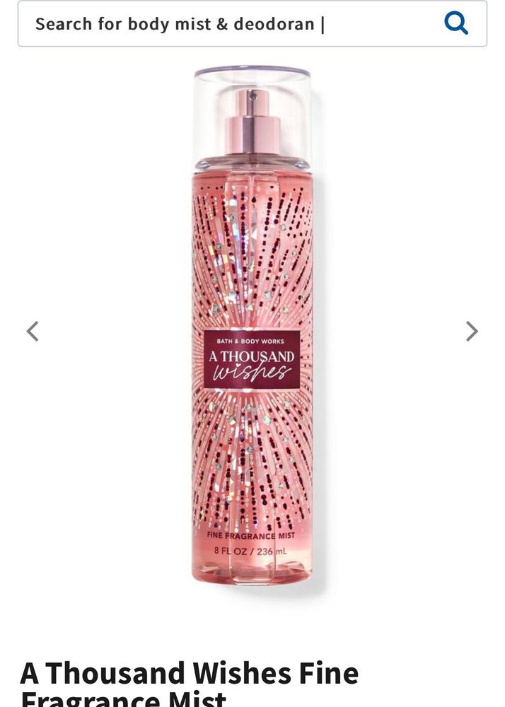Bath And Body Works Mist