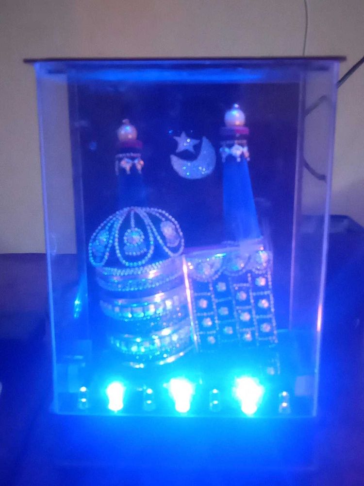 Makkah Madina Lamp With Wired