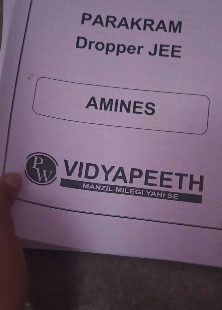 PW Vidyapeeth Chemistry AllChapter Question Practi