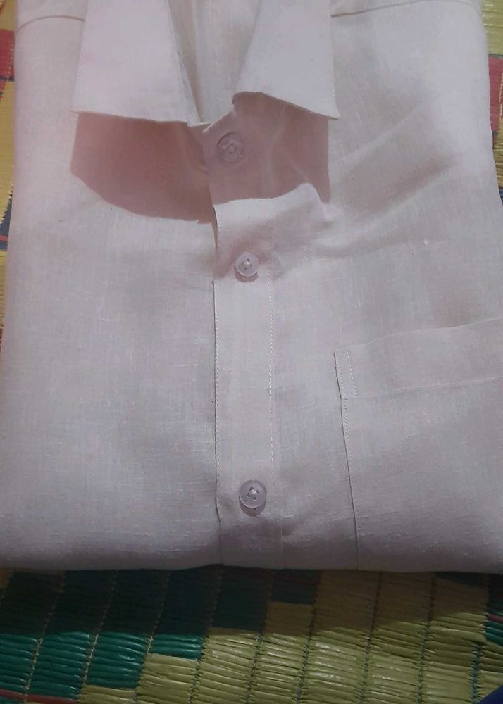 Classic White Linen Shirt