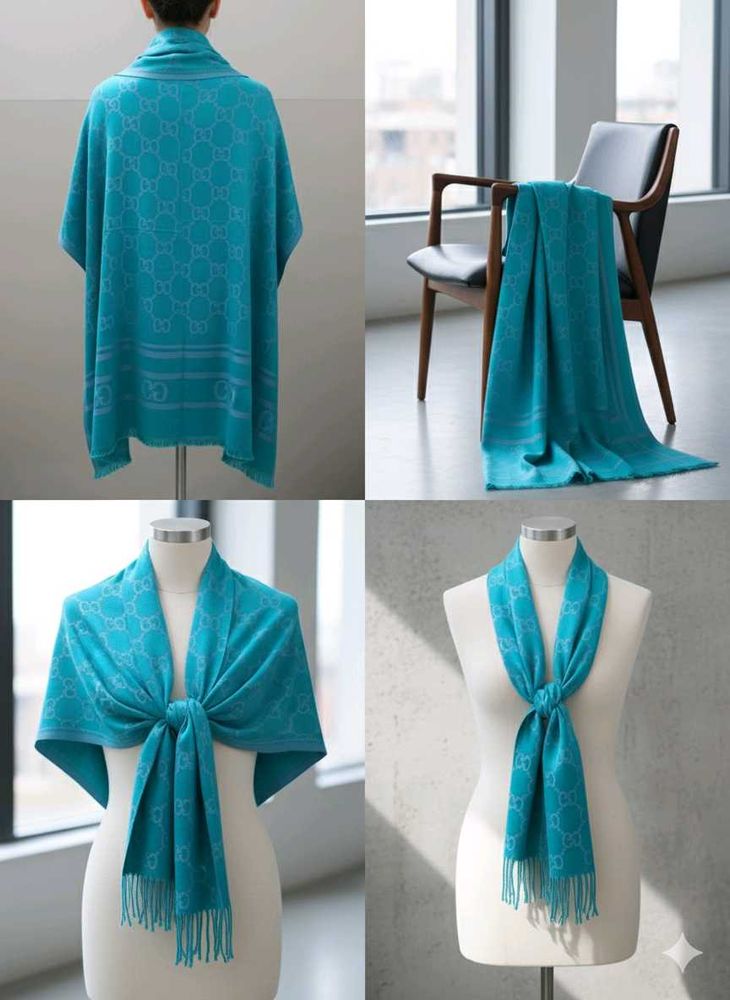 Elegant Blue Scarf