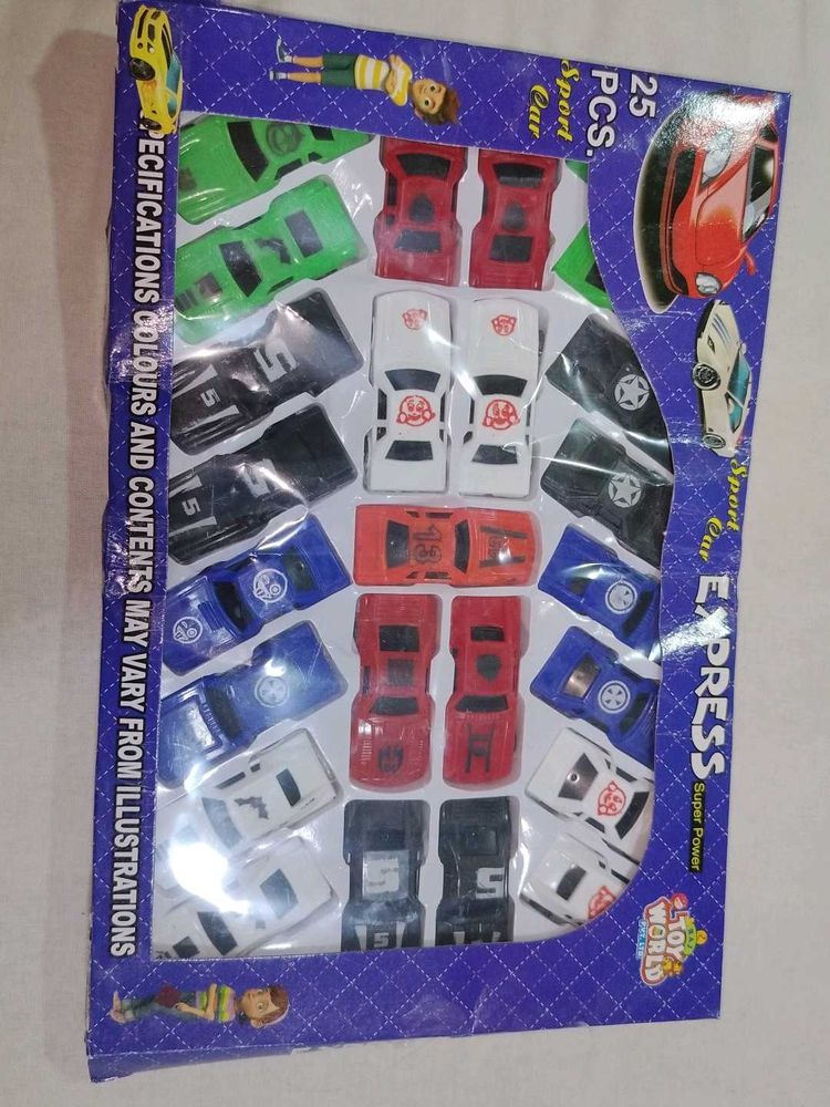 25-Piece Toy Car Set