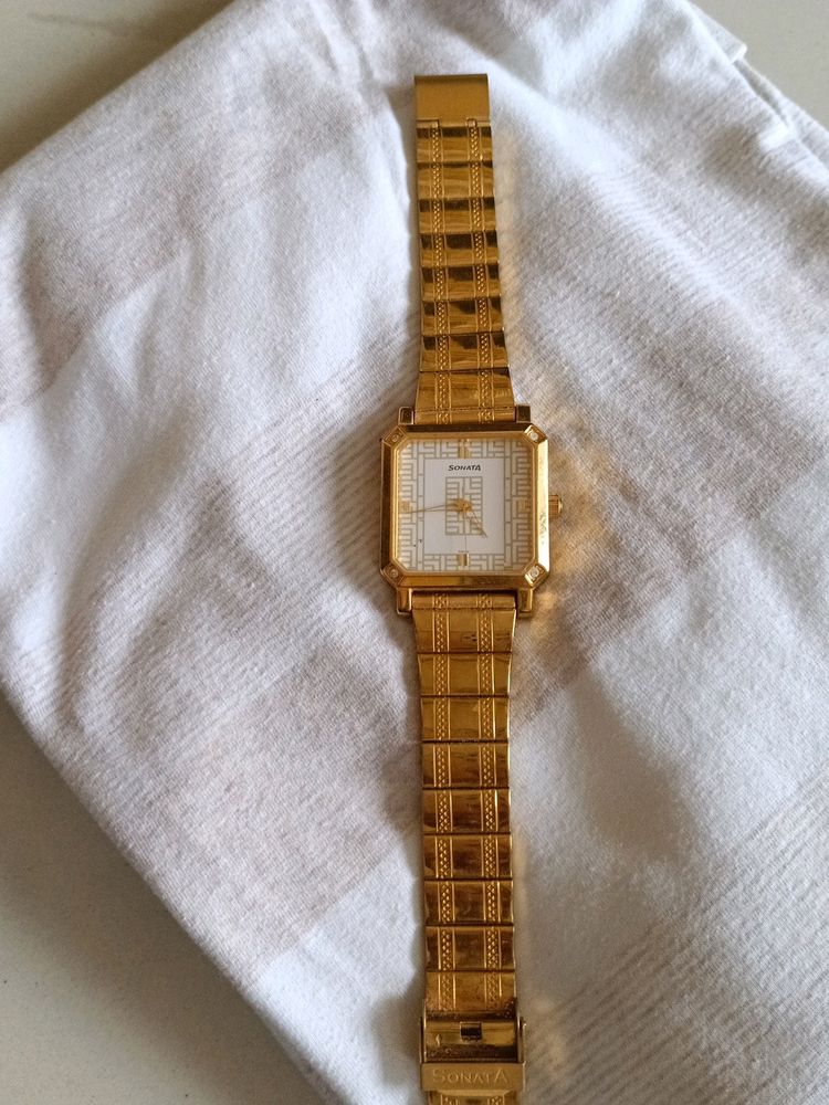 Mans Golden Watch