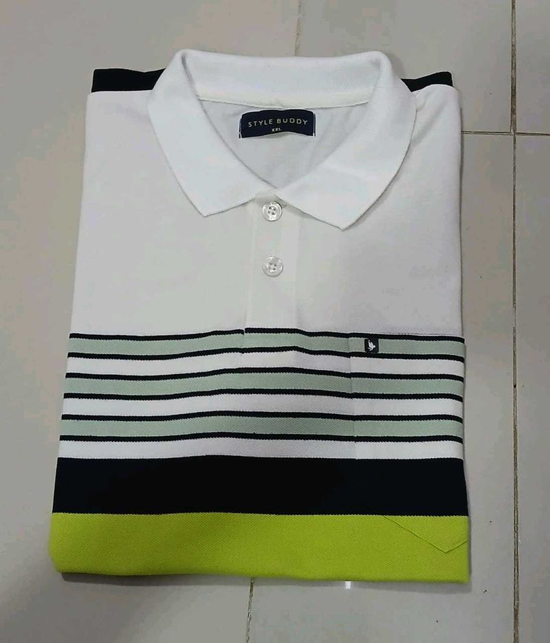 Striped Men&#39;s Polo Tshirt 👕🤩
