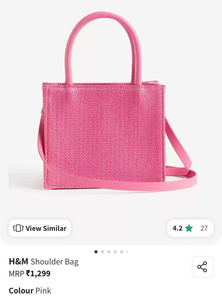 H&amp;M Hot Pink Bag