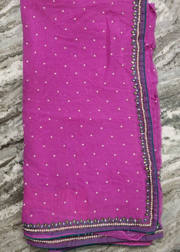 Beautiful Pink Saree