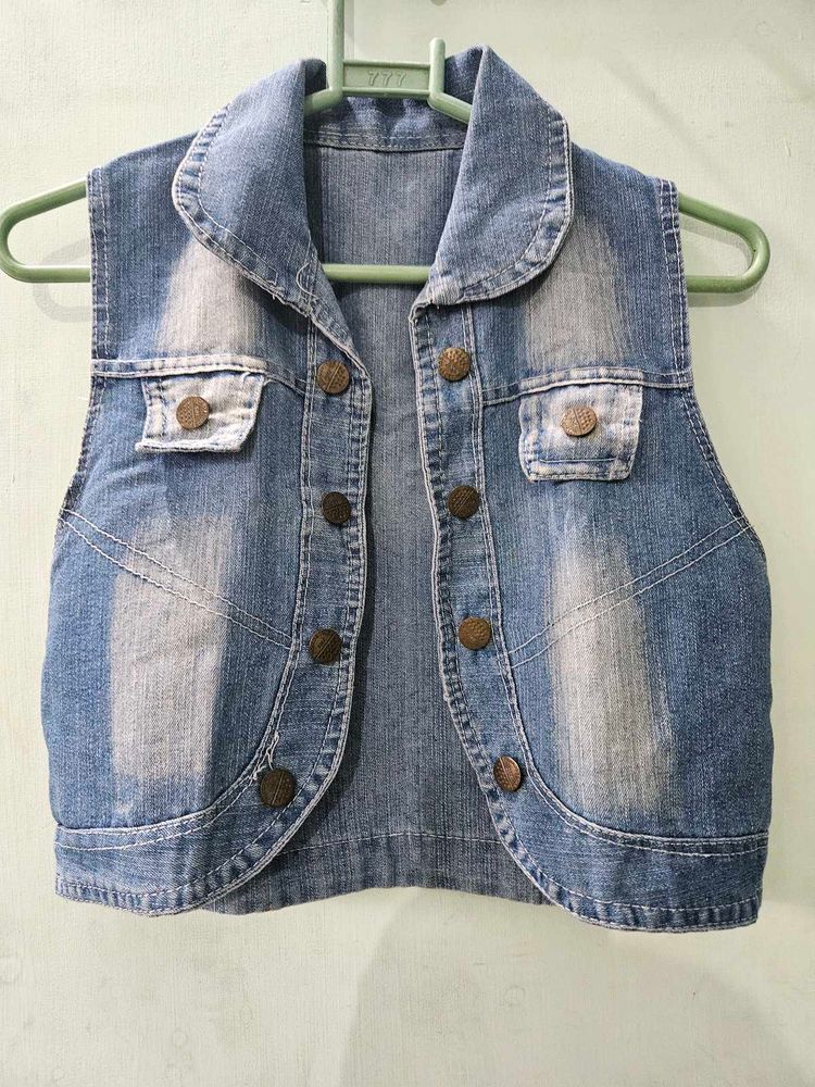 Denim Vest - Unique Design
