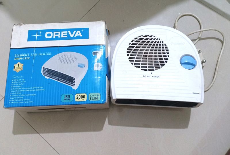 OREVA fan room heater.
