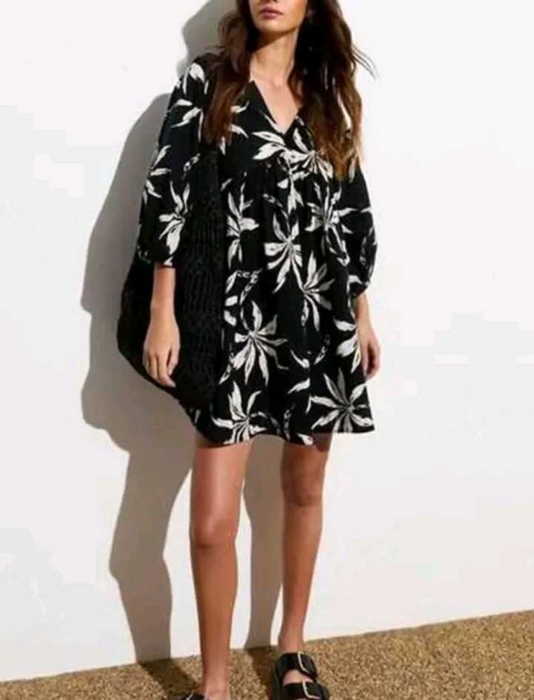 Floral Print Mini Dress