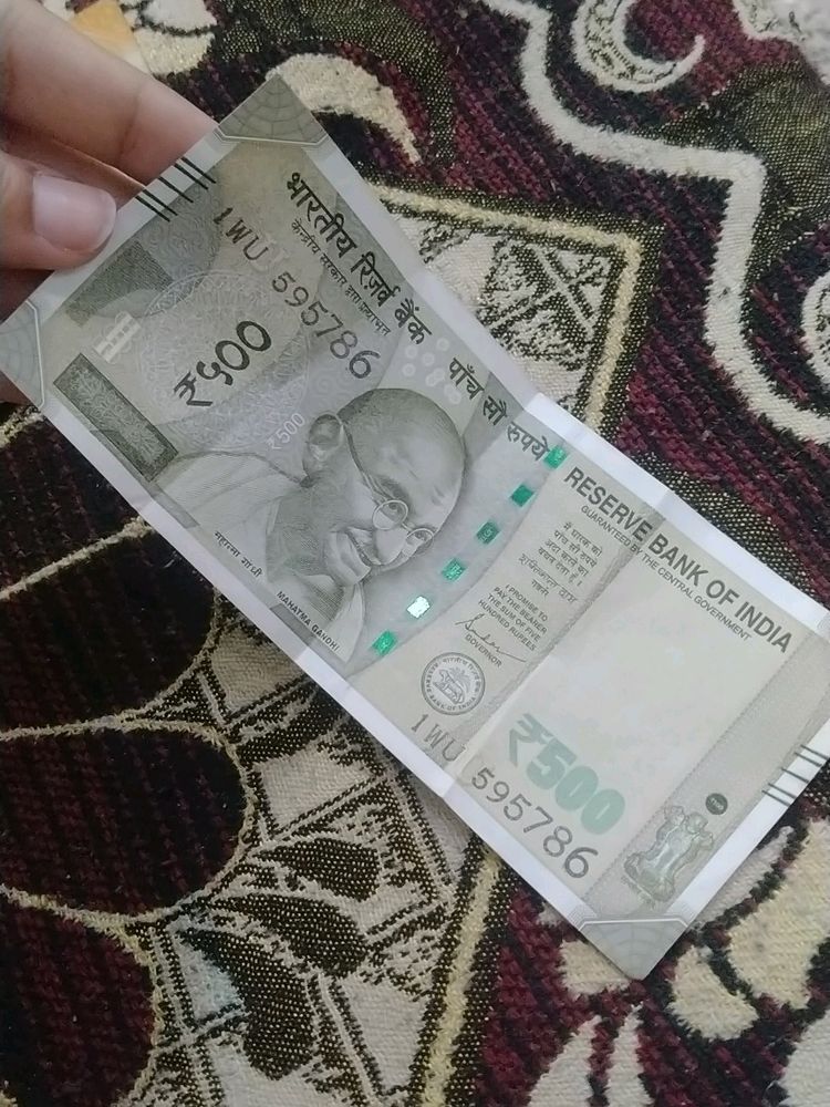 786 Rs Note Of 500 Rs
