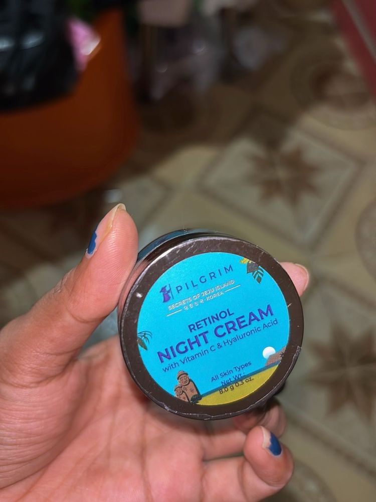 Retinol Night Cream With Vitamin C,Hyaluronic Acid