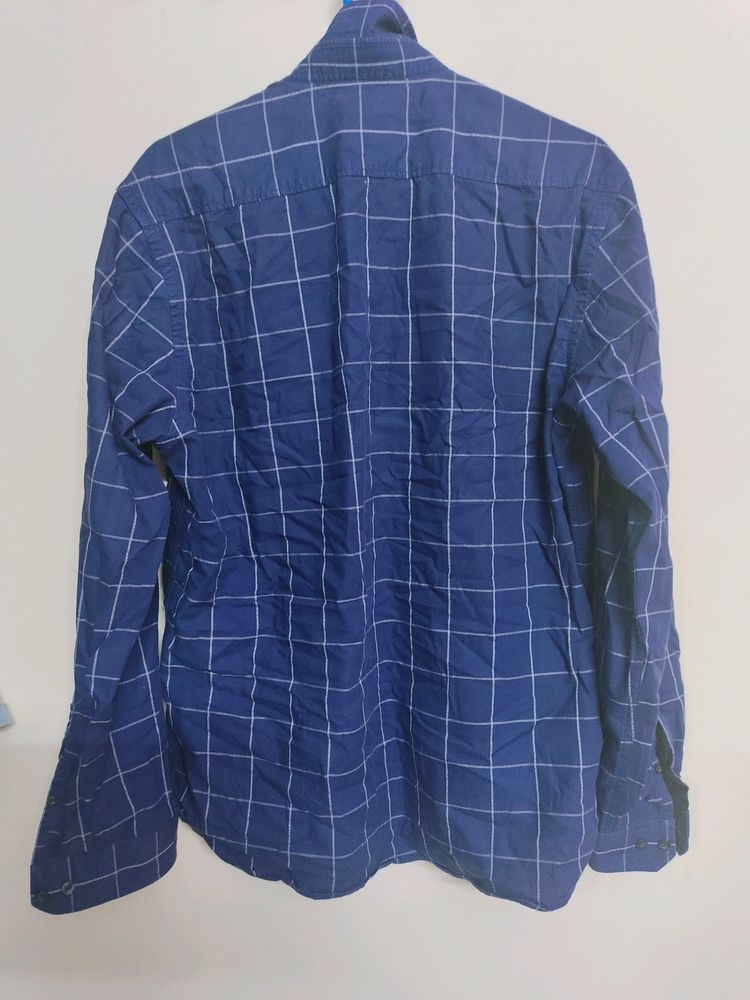 Blue Branded Shirt For Men( Lsize)