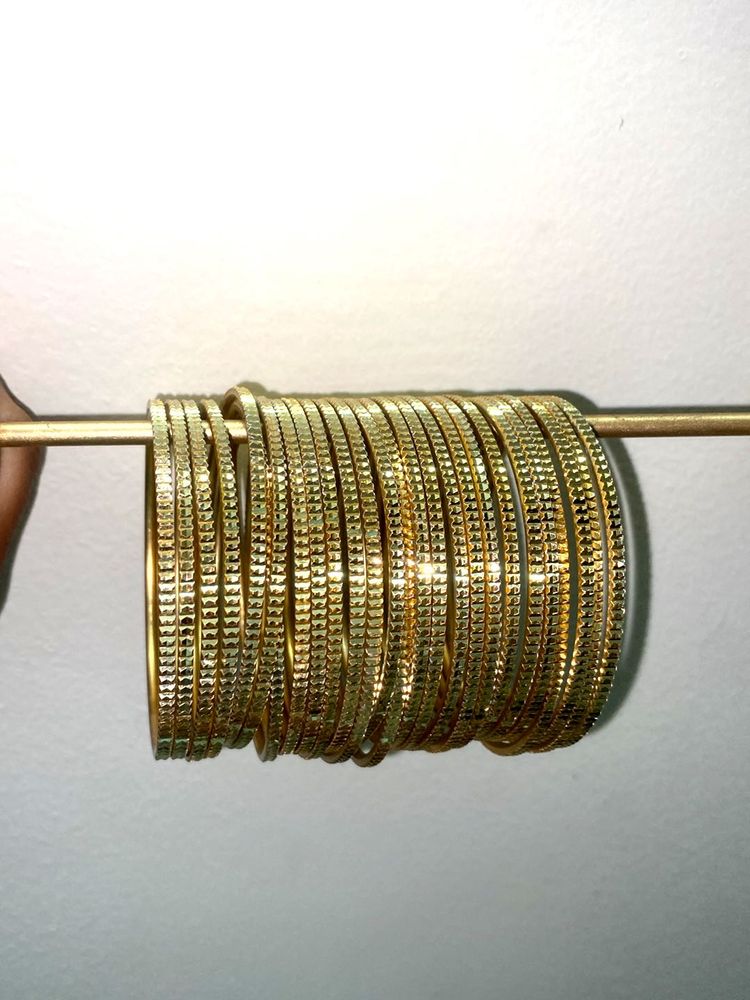 Gold Bangle Set