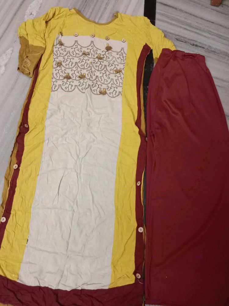 M Size Kurti Set