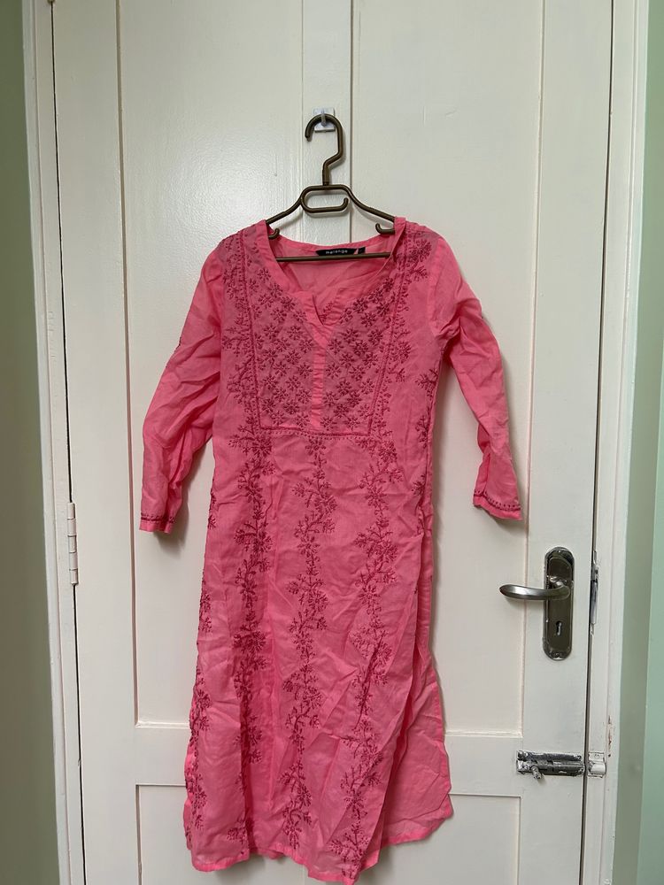 pink ethnic kurti XS