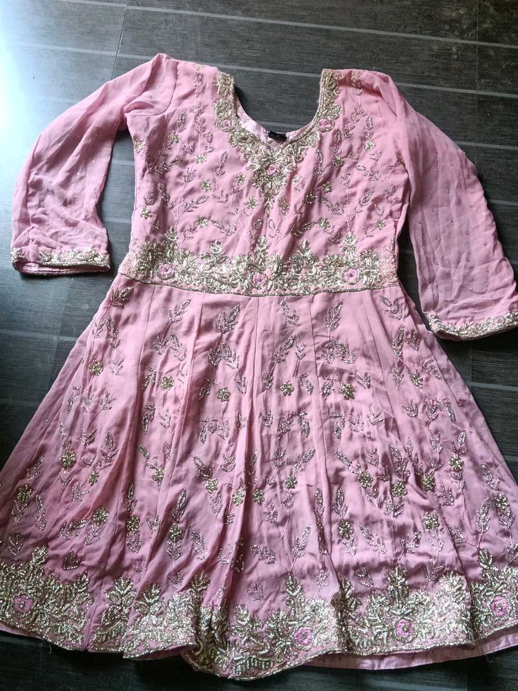 Elegant Embroidered Ethnic Dress