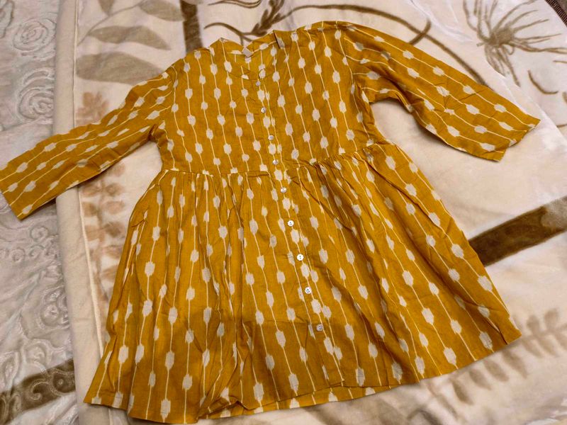 Mustard Casual Dress