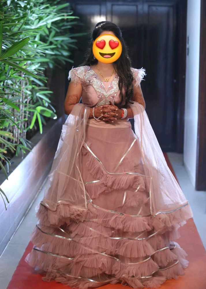Bridal Peach Lehenga