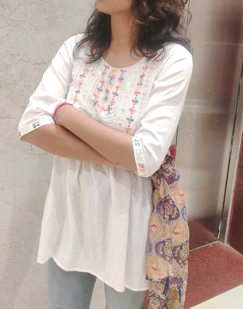 White Beautiful Top
