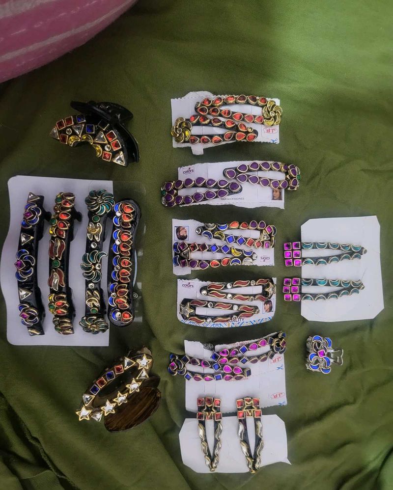 Hair Clip Bundle - Colorful Variety