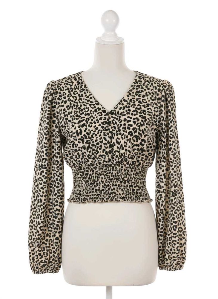 Leopard Print Crop Top