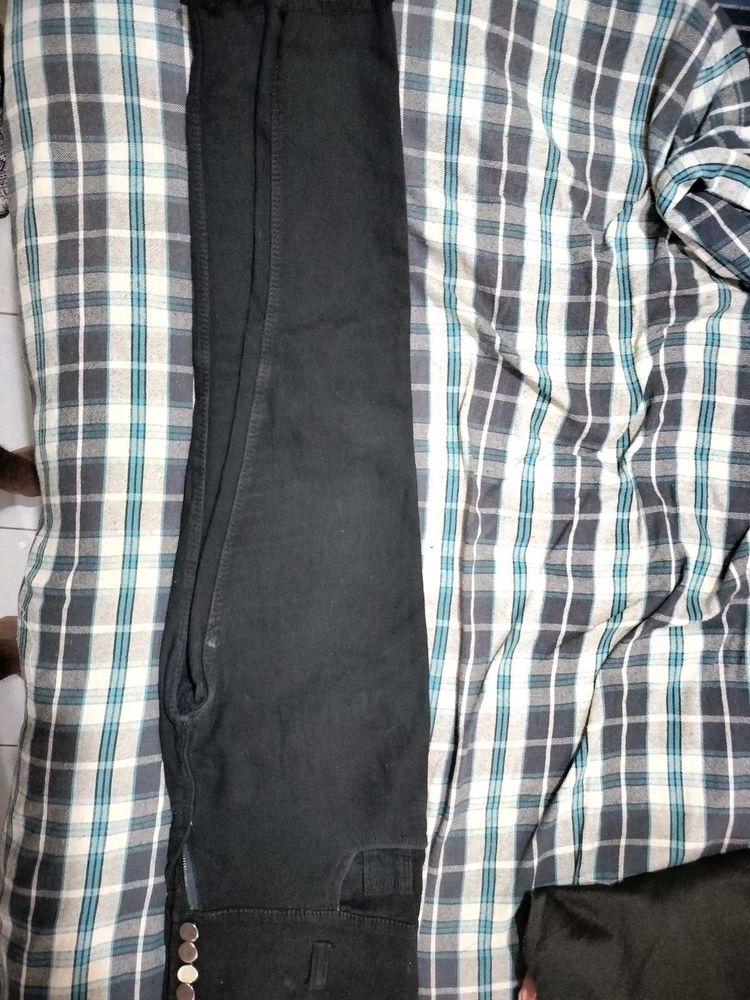 Dark Grey Straight Leg Jeans