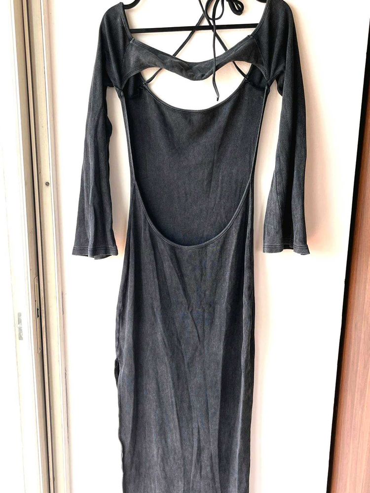 Open Back Maxi Dress