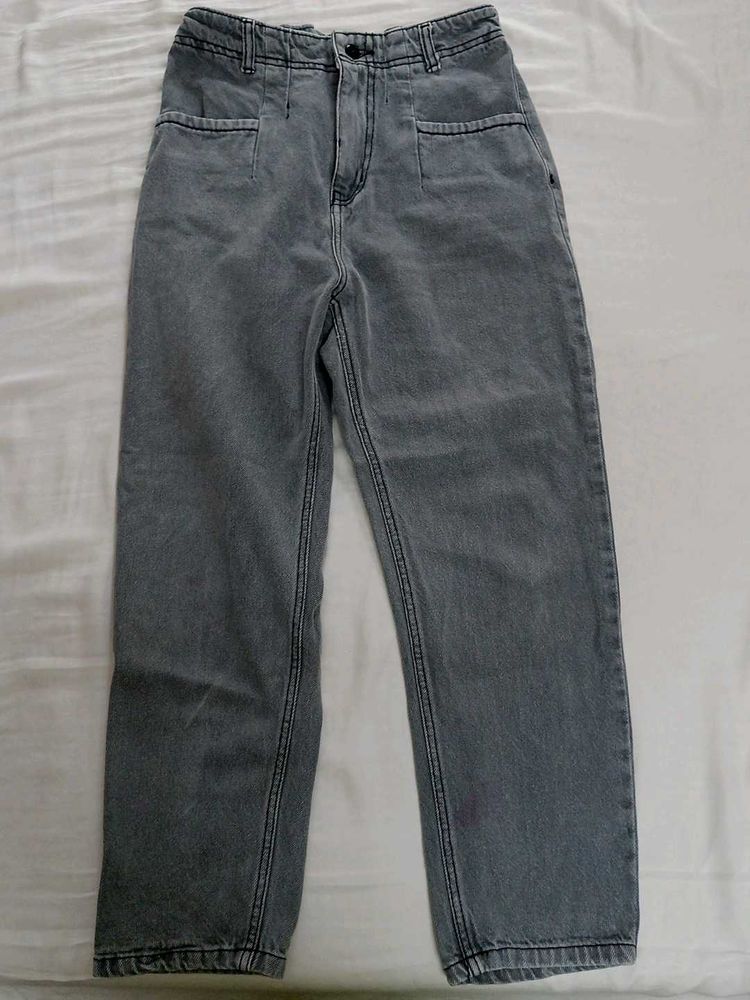 Grey Denim Jeans