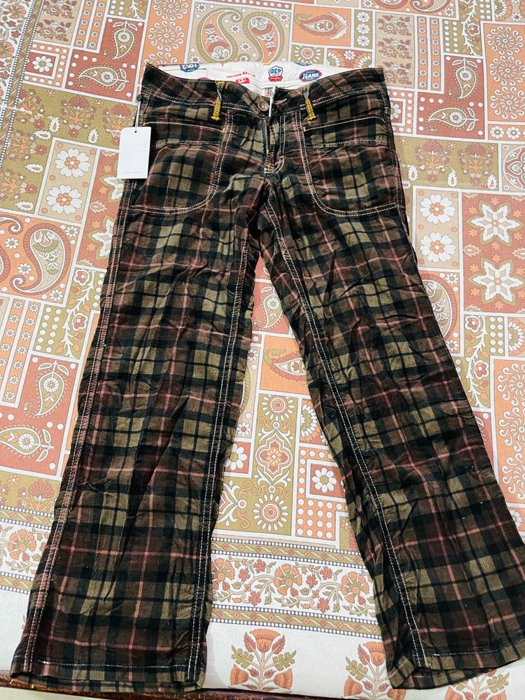Plaid Jeans