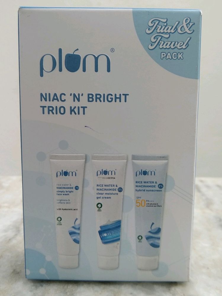 Plum Rice Water &amp; Niacinamide Trio Kit