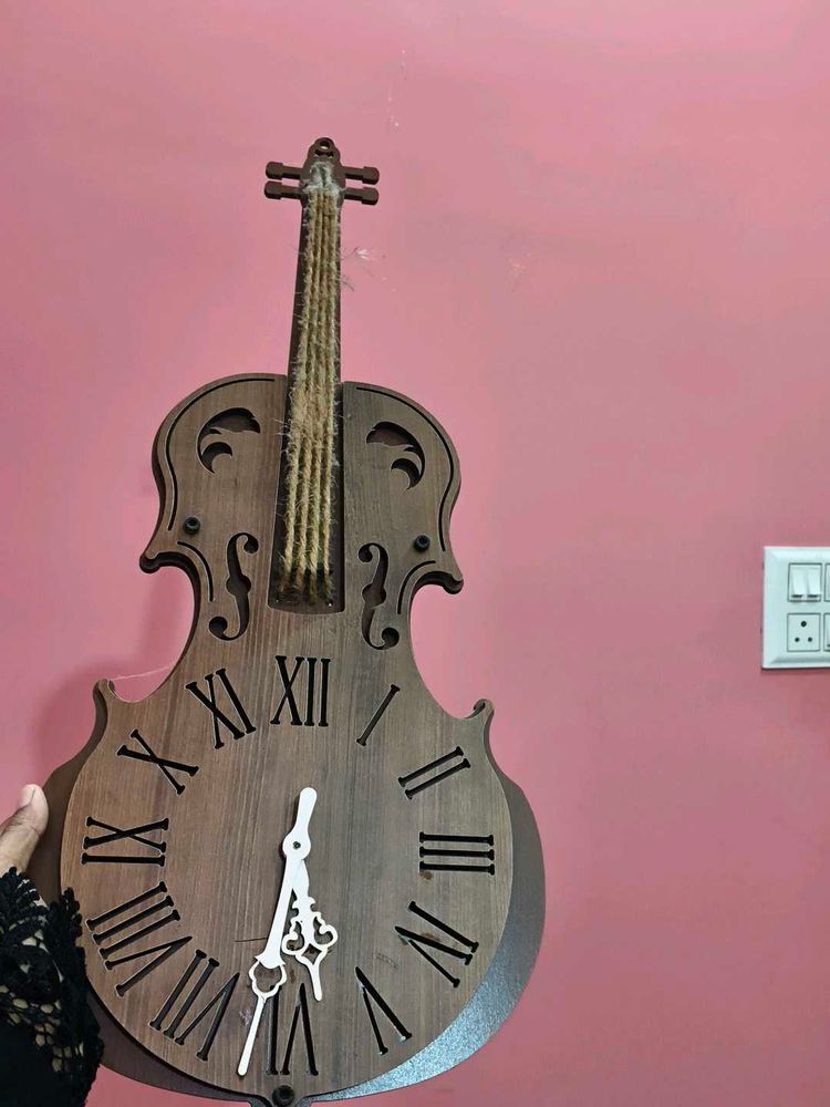 Violin Wall Clock