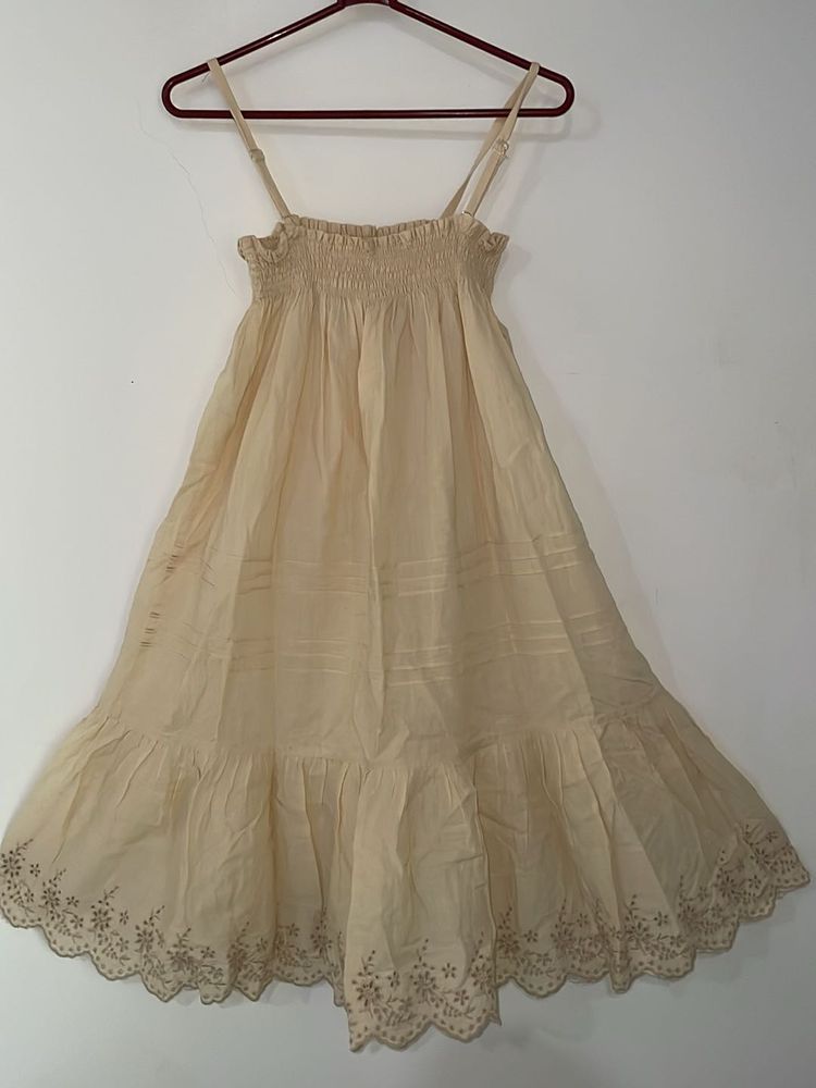 Adjustable Straps Frock For Women