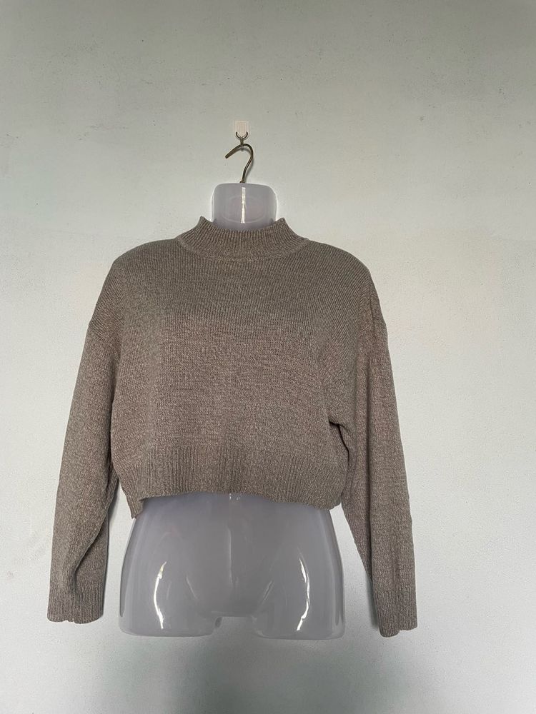 Cozy Knit Cropped Sweater