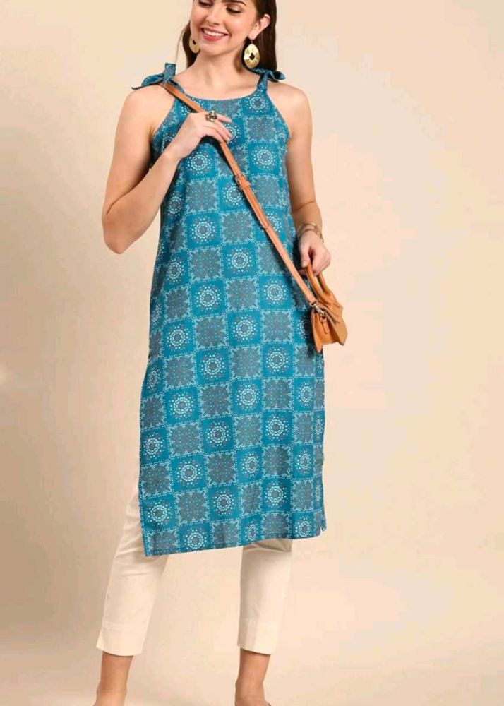 Anouk Ethnic Motifs Printed Kurta