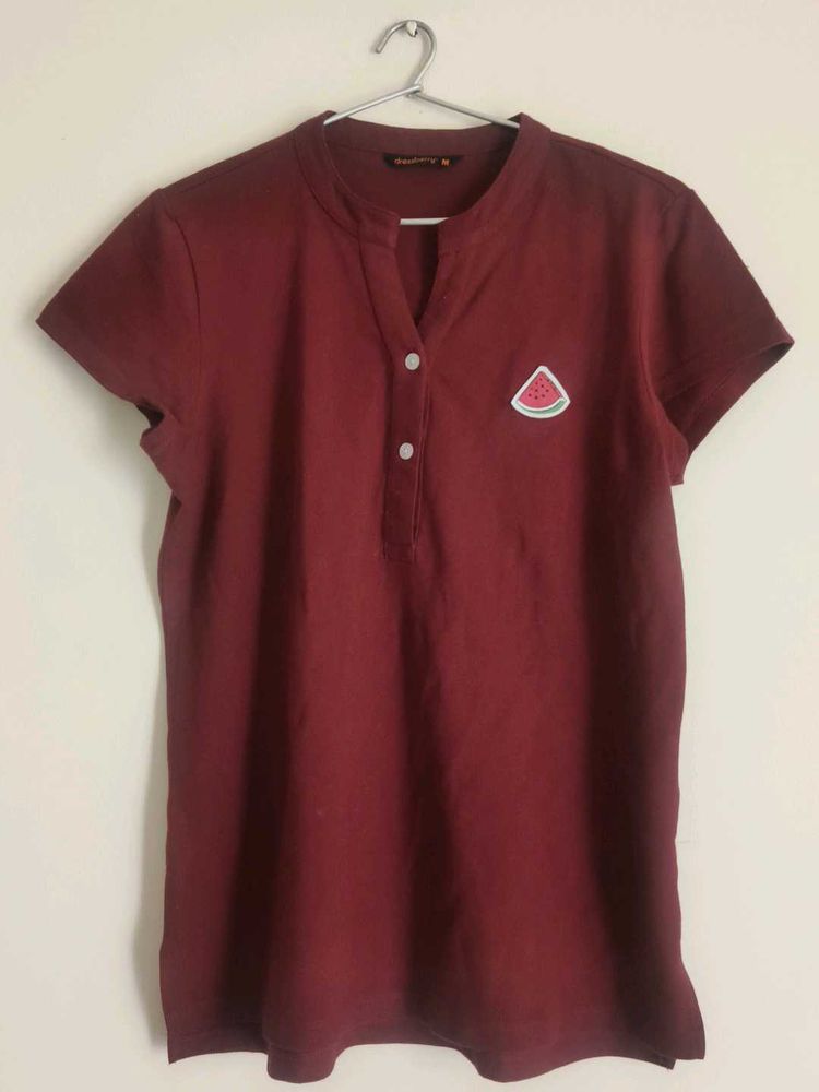 Cute Burgundy Top