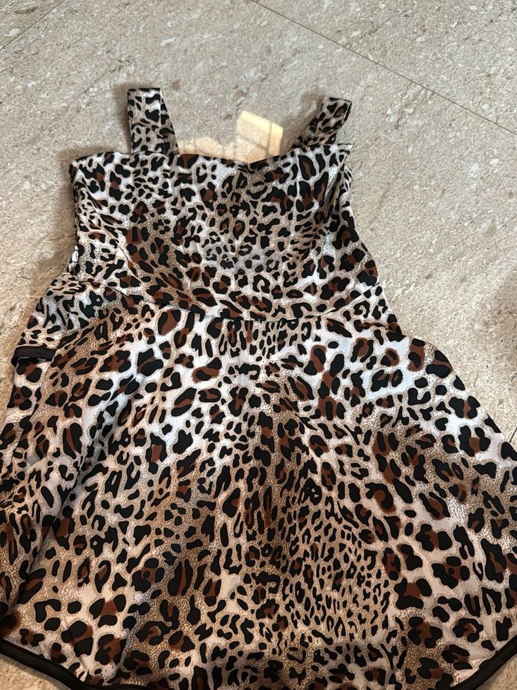 Animal Print Girl Dress