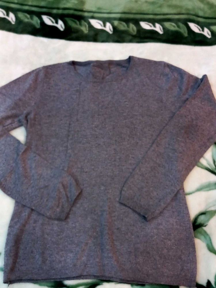 Gray Long Sleeve Pullover