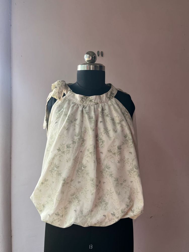 Halter Floral Top