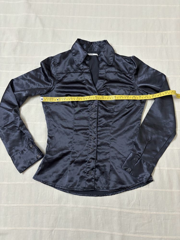 Xanaka Satin Shirt (Charcoal)