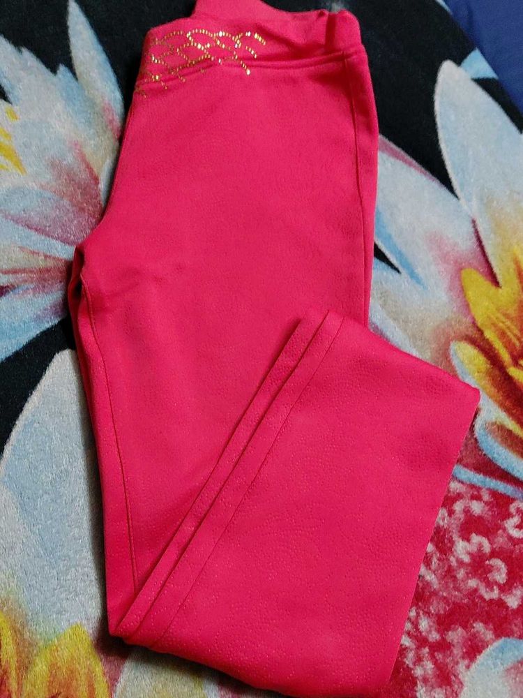 Pink Embellished Pants 👧 girls
